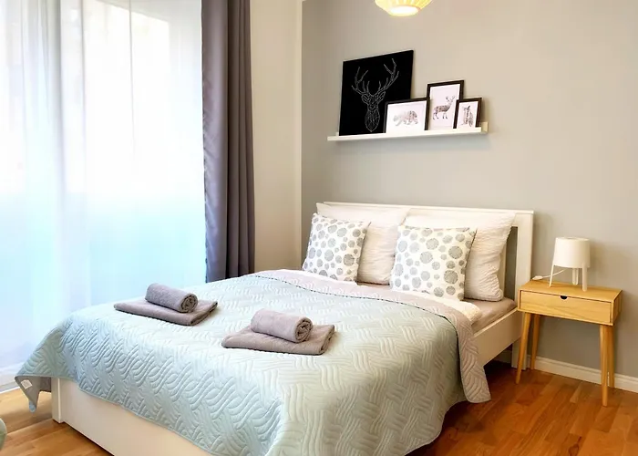 Moderne Mit Bodentiefer Dusche, Waschmaschine Und Kueche - 